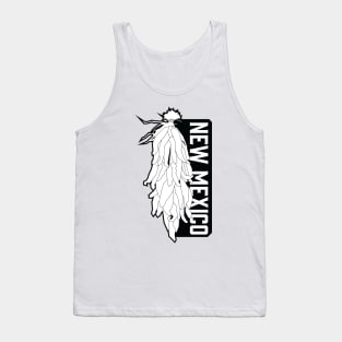 New Mexico Chile Ristra in Black Tank Top